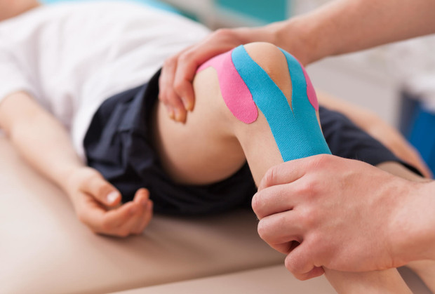 kinesiotaping po operacji rzepki